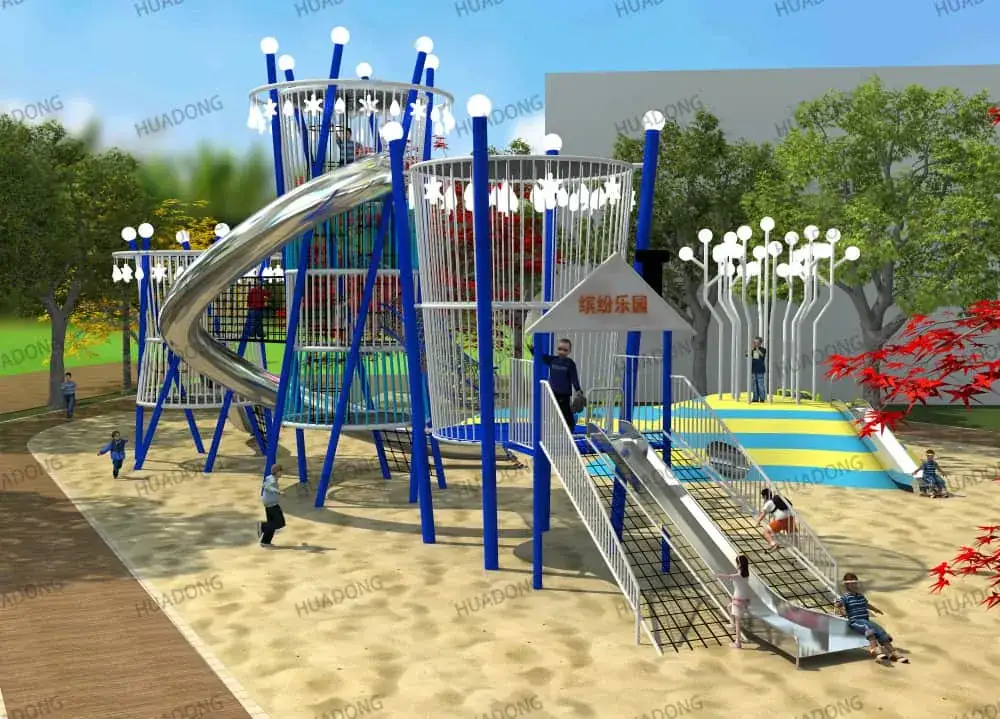 HuaDongPlay Colorful World Amusement Park Series HD-DBF005