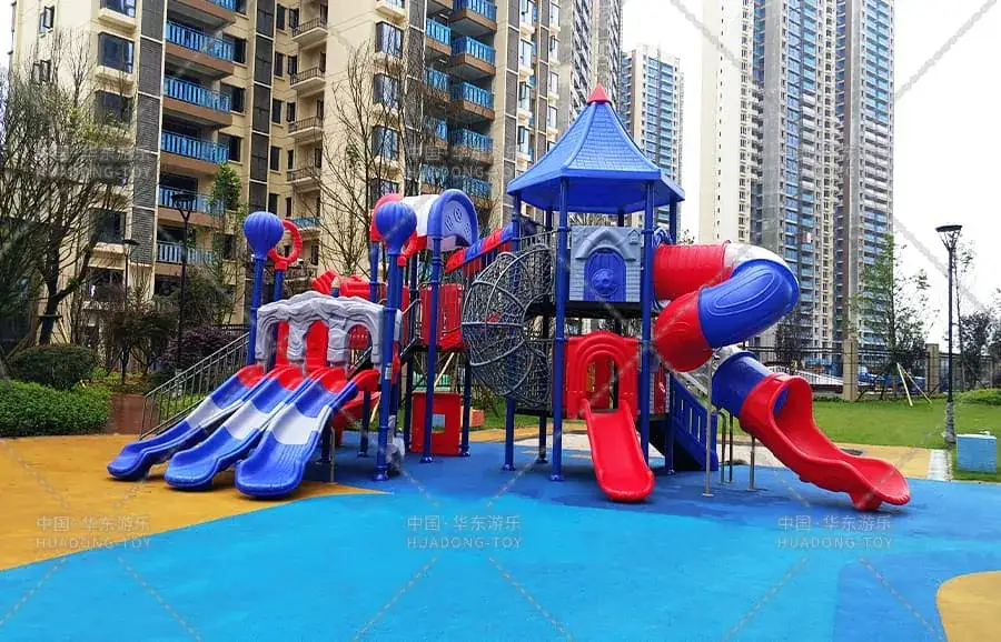 Real Estate Baishi Cottage Series Outdoor Slide Set