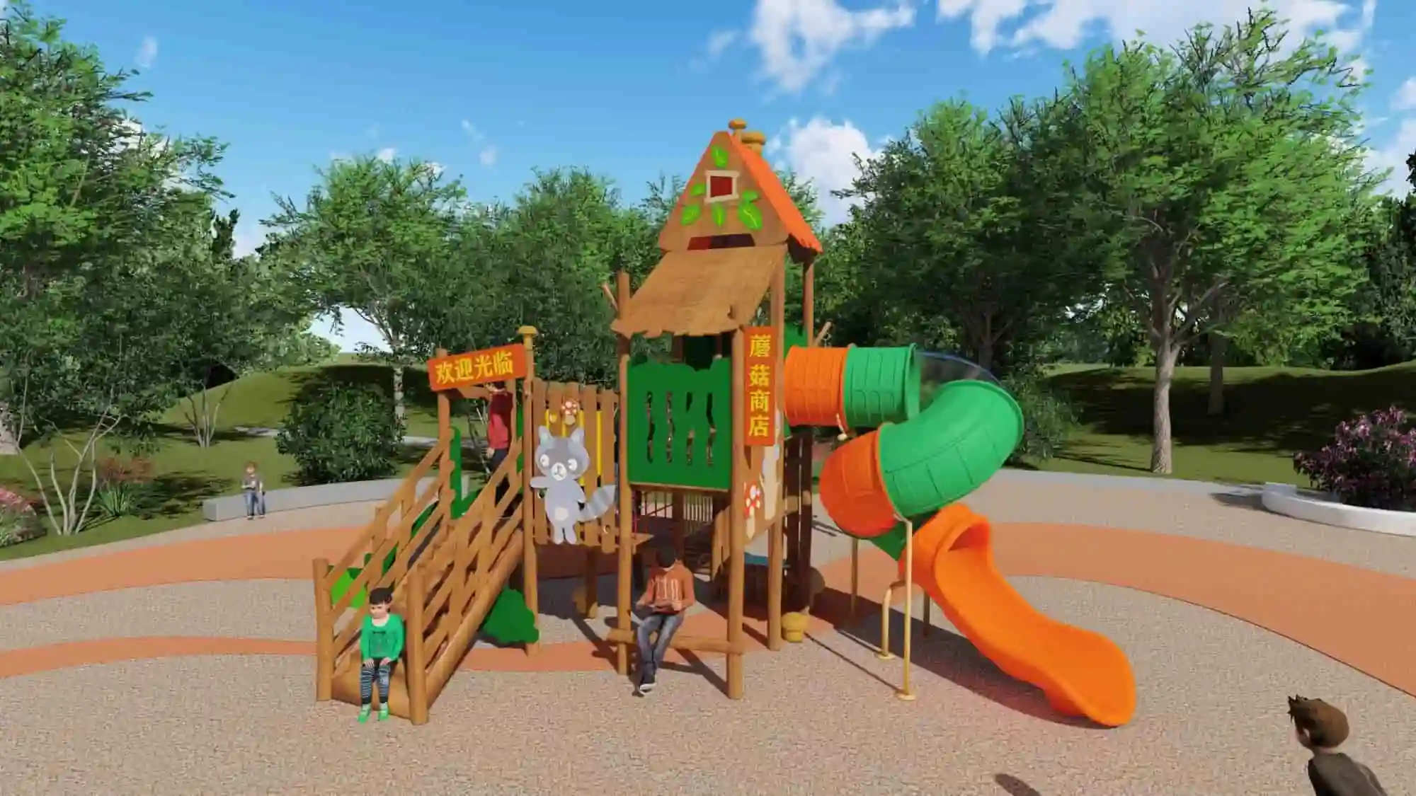 Wooden Paradise HD-DZT106