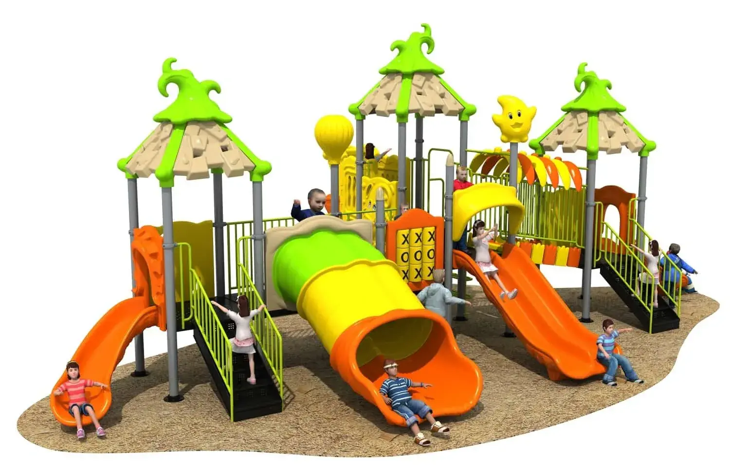 Magic House HD-HMF016 - Children's Slide Slide Combination