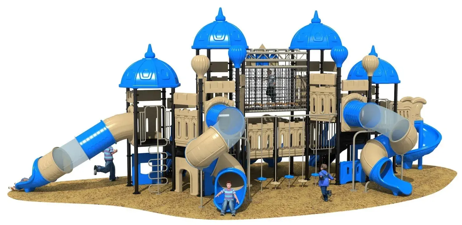 European-Korean Castle HD-HOH017 - Children's Slide Slide Combination