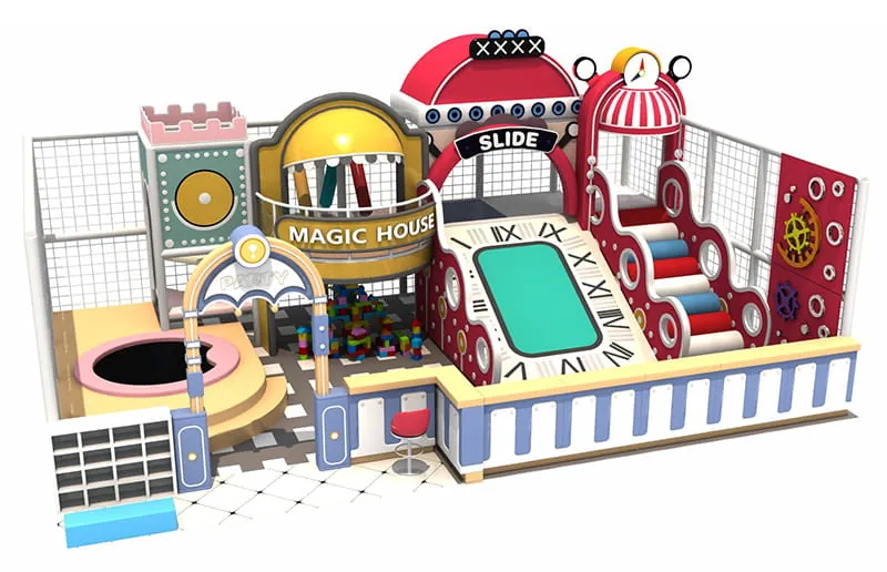 Indoor customizable children's amusement park
