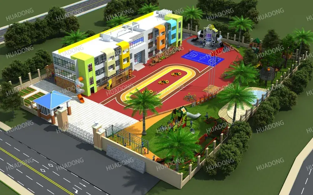 Kindergarten Overall Space Planning Scheme