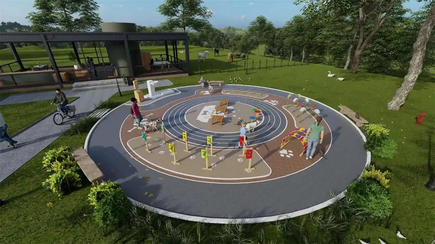 HuaDongPlay Amusement Pet Playground Series HD-HCW001