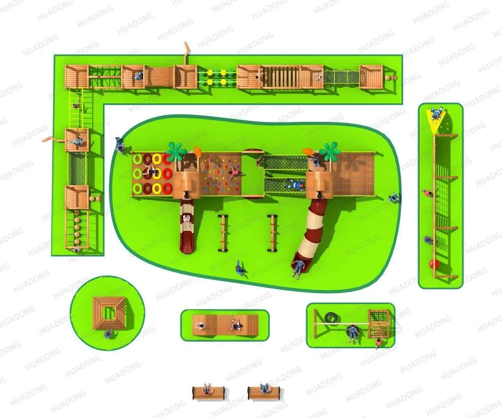 Wooden Extension HD-MTZ003 - Children's Slide Slide Combination