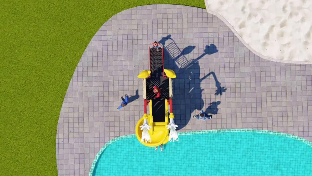 Water Park HD-LSH021 - Children's Slide Slide Combination