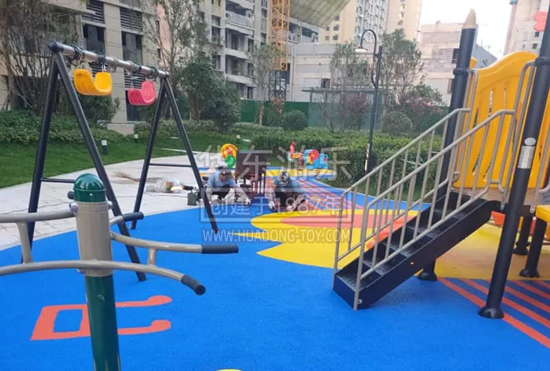 HuaDongPlay Amusement Animal Park Slide Set