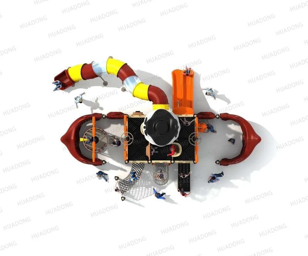 Pirate Ship HD-HDD006 - Children's Slide Slide Combination