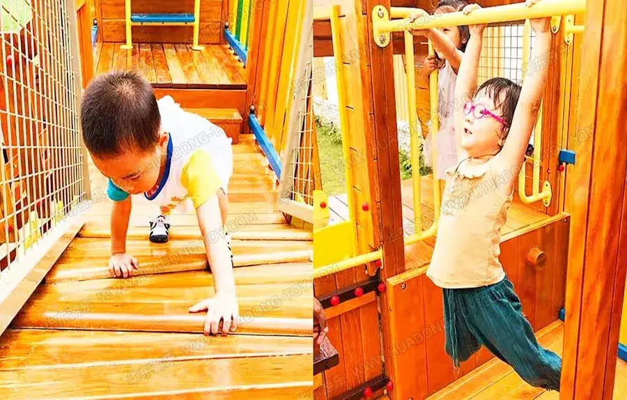 Kindergarten wooden non-standard case
