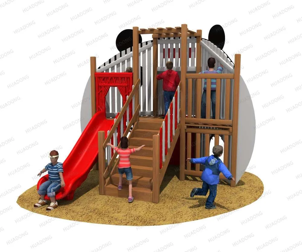 Giant Panda Theme Park HD-QXM021 - Children's Slide Slide Combination