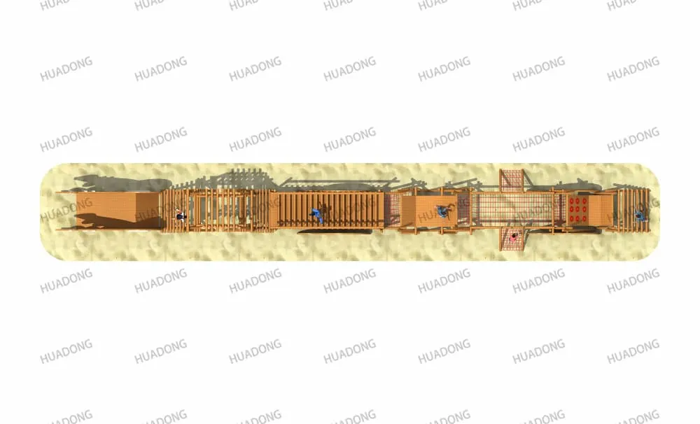 Wooden Extension HD-MTZ027 - Children's Slide Slide Combination