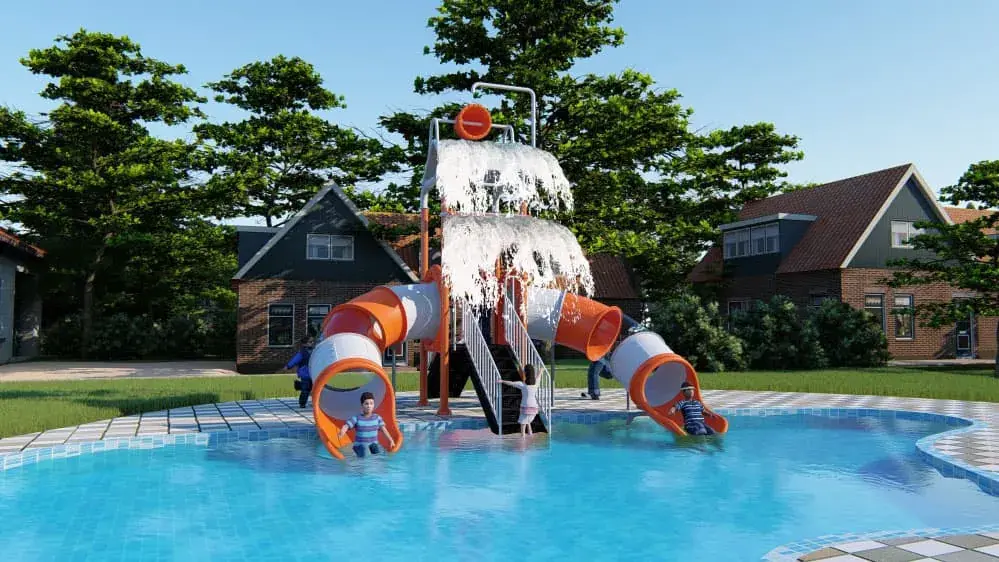 Water Park HD-LSH020 - Children's Slide Slide Combination