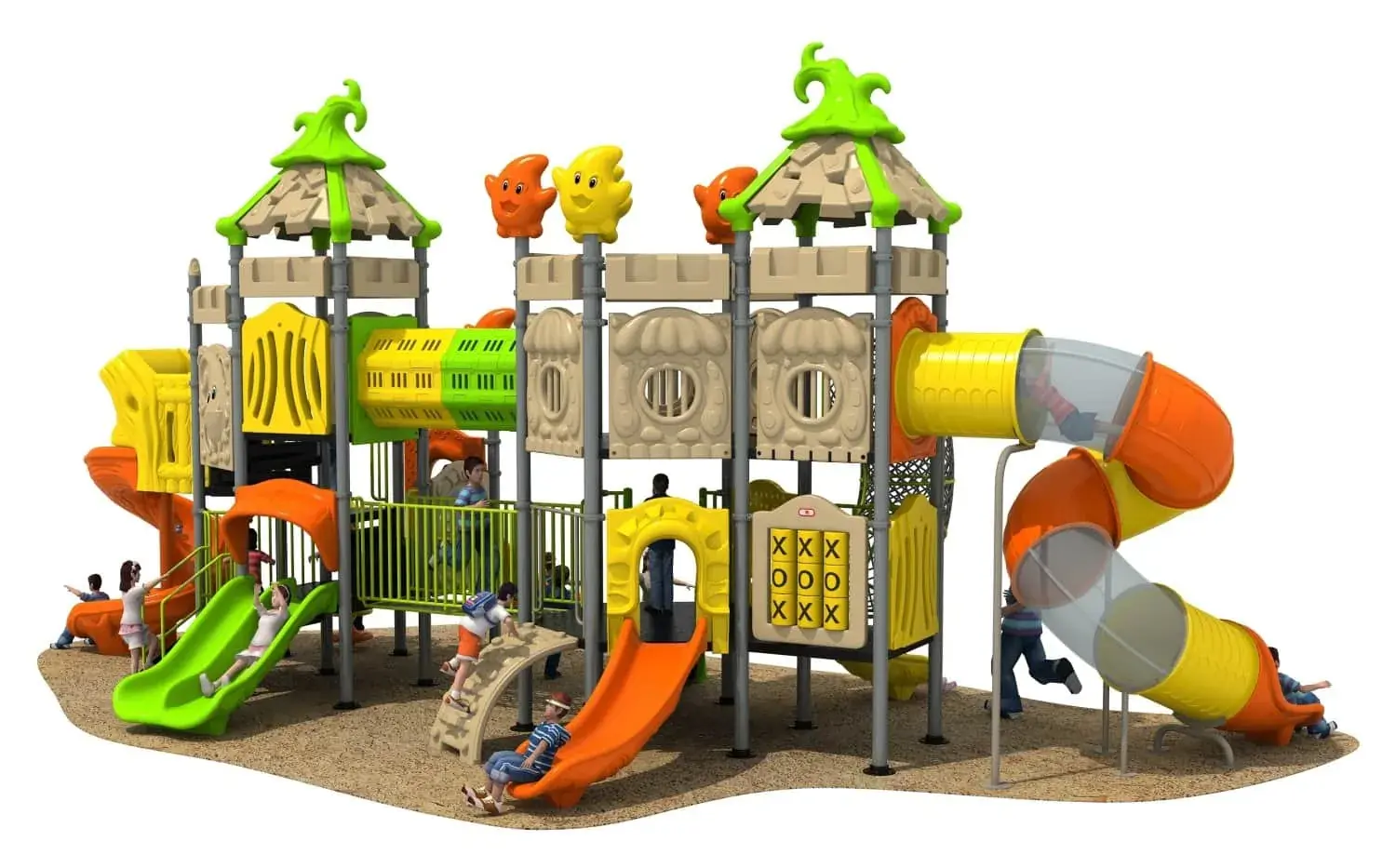 Magic House HD-HMF017 - Children's Slide Slide Combination