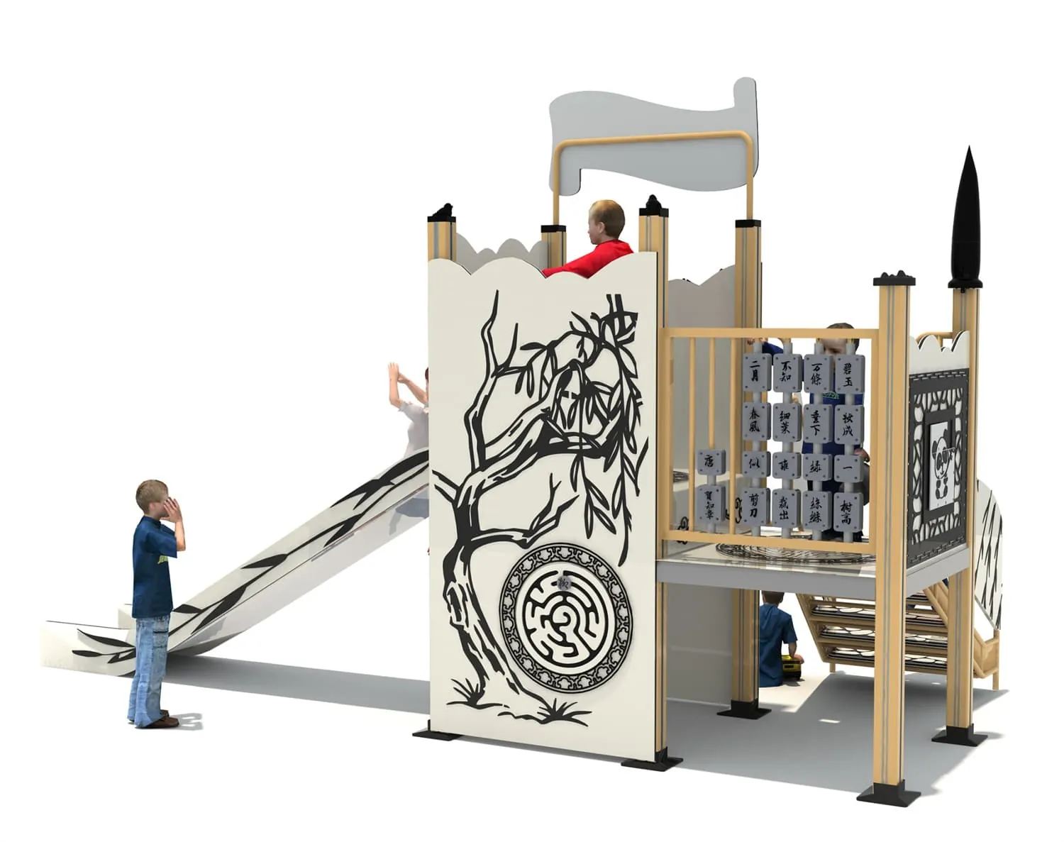PE Board Series Outdoor Slide HD-LPE067
