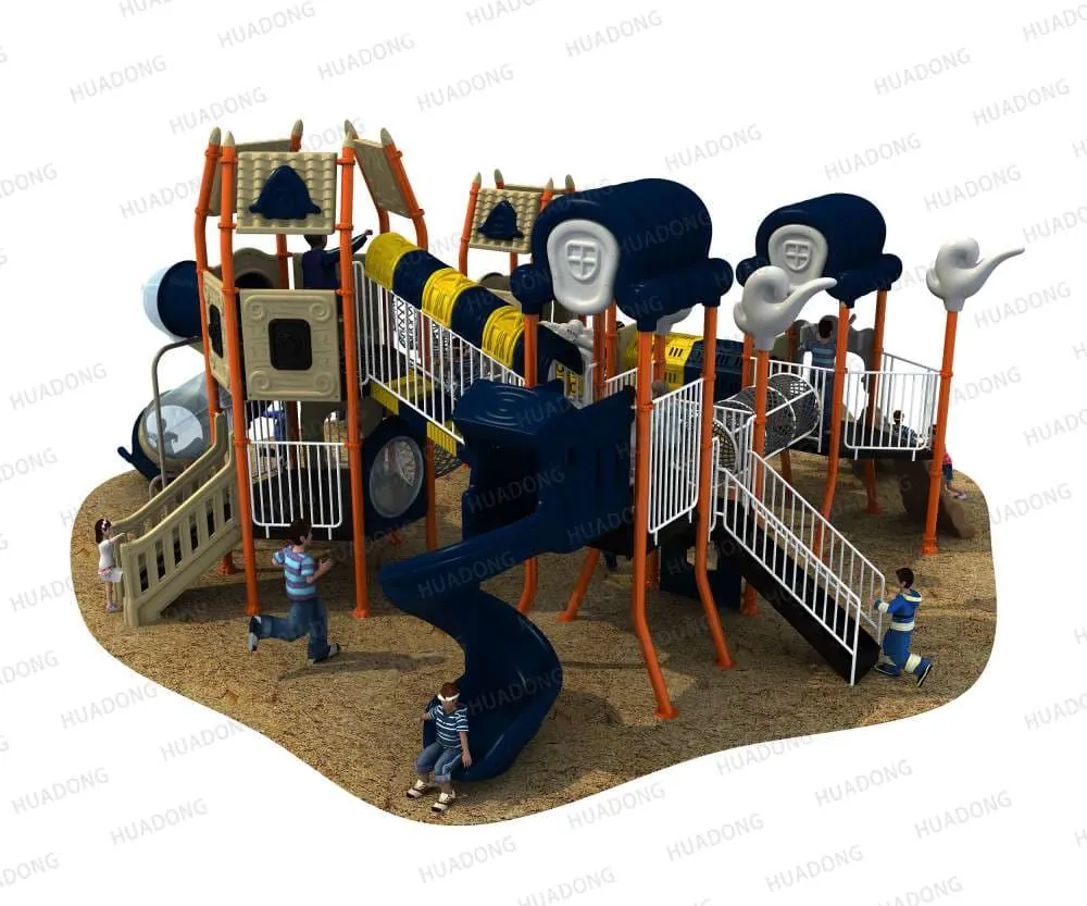 Auspicious Cloud Inverted House HD-HMH001-Children's Slide Slide Combination