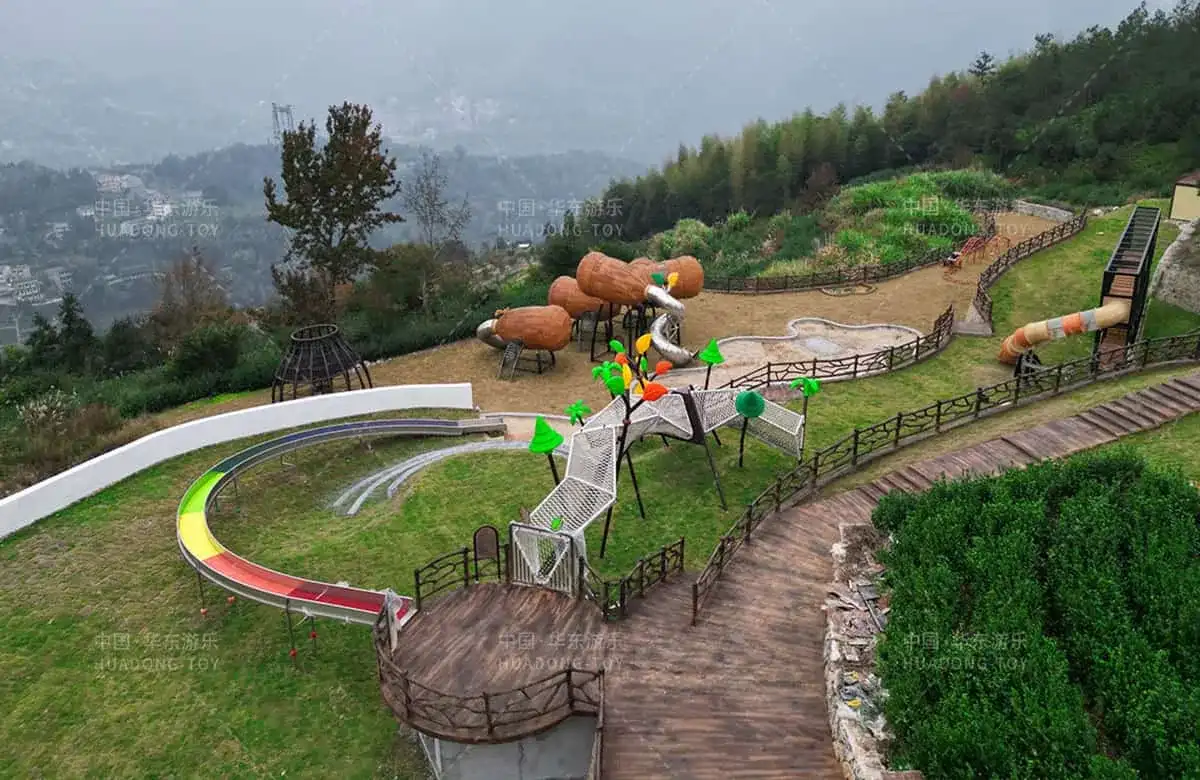 Wenzhou Wencheng County Jiulong Mountain Tea Fun Park