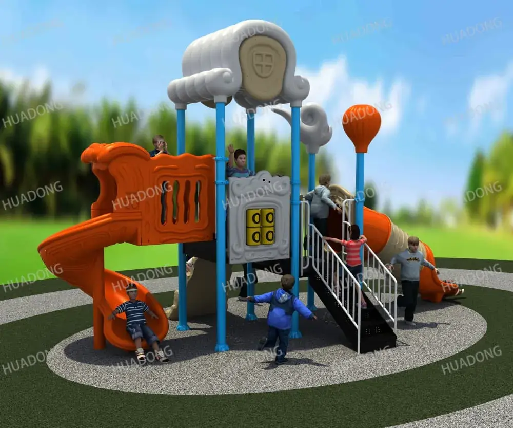 Auspicious Cloud Inverted House Outdoor Slide HD-HMH022-