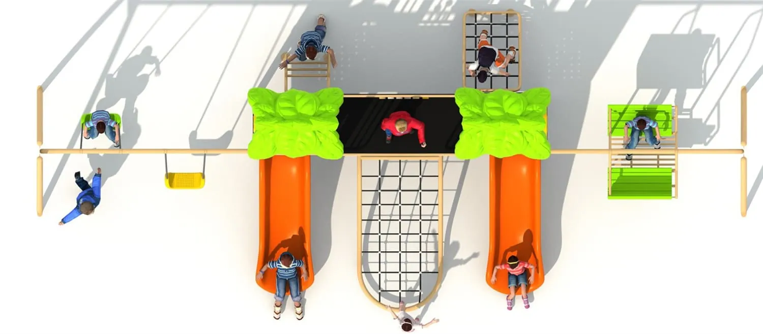 Garden Series HD-LHY038 - Children‘s Slide Slide Combination