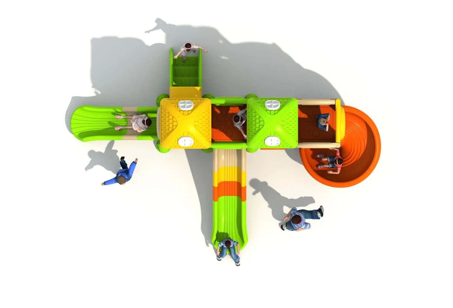 Large All-Plastic HD-LSL027 Children‘s Slide Slide Combination