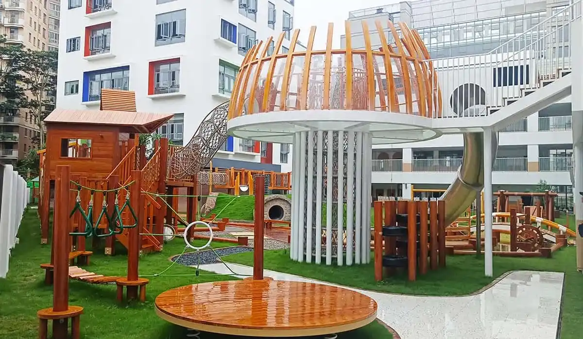 Wooden Theme Children's Play Custom HD-DZT061