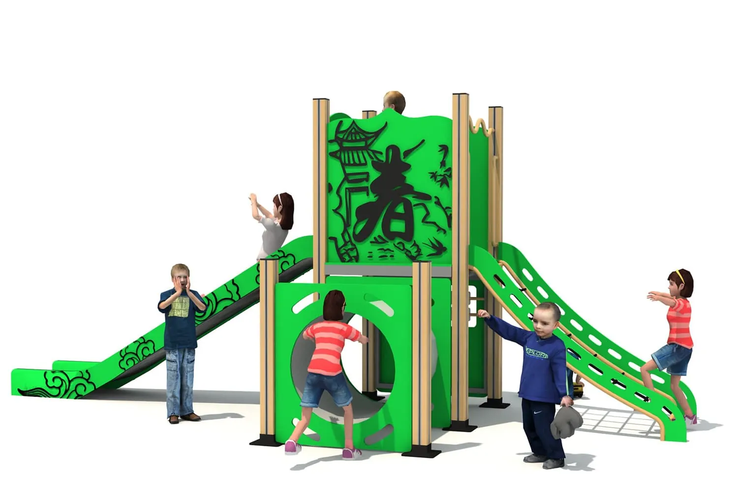 PE Board Series Outdoor Slide HD-LPE065