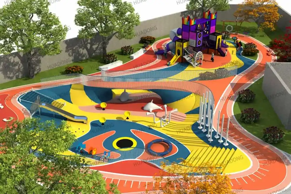 HuaDongPlay Community Children's Playground Equipment HD-DSQ003