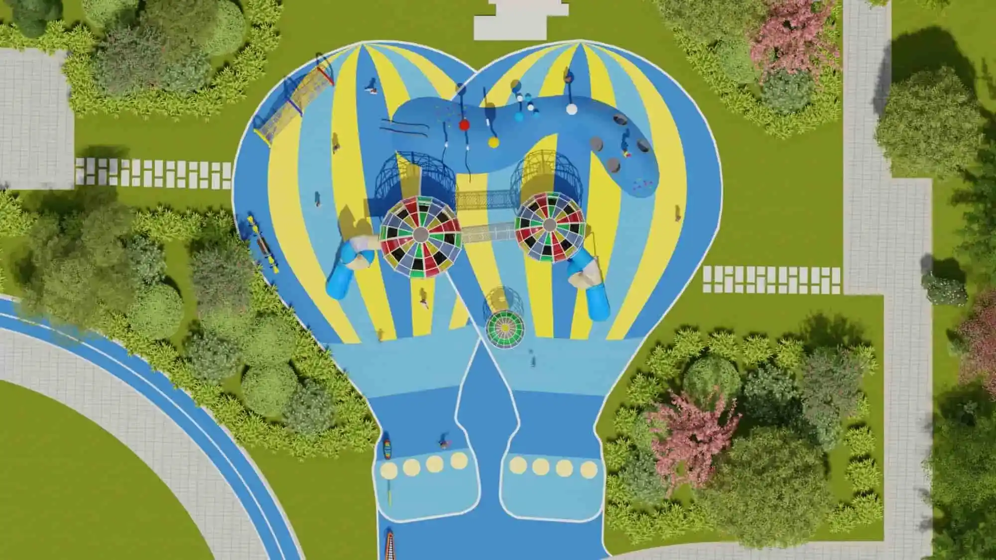 Hot Air Balloon Theme Custom HD-DZT067
