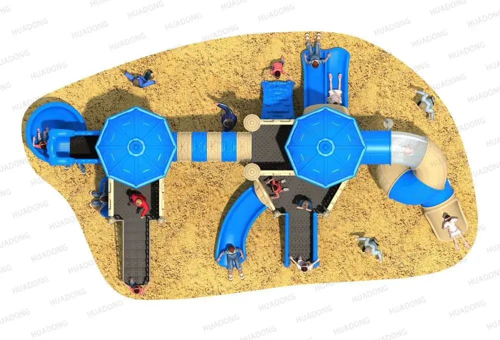European-Korean Castle HD-HOH004 - Children's Slide Slide Combination
