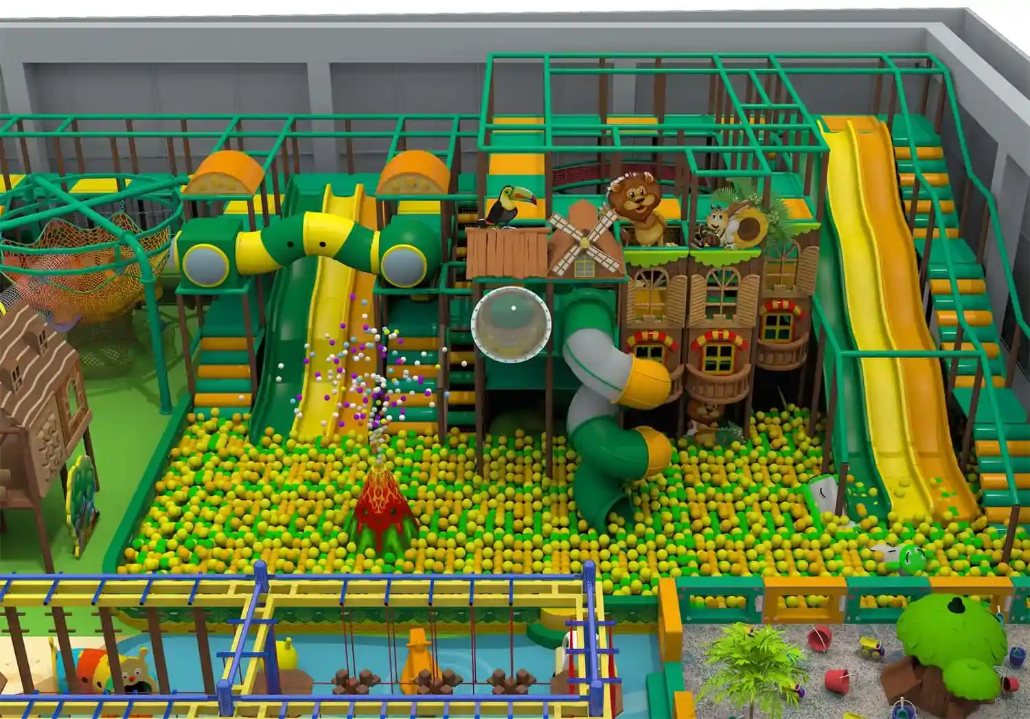 Nature Series Indoor Comprehensive Playground for Children HD-TTB140