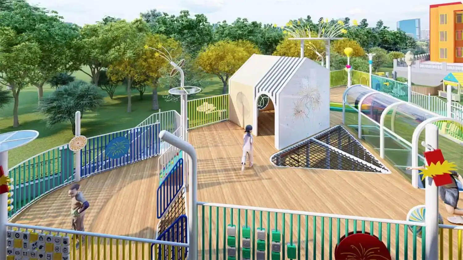 Customized Theme Park HD-DZT113-Rainbow Paradis
