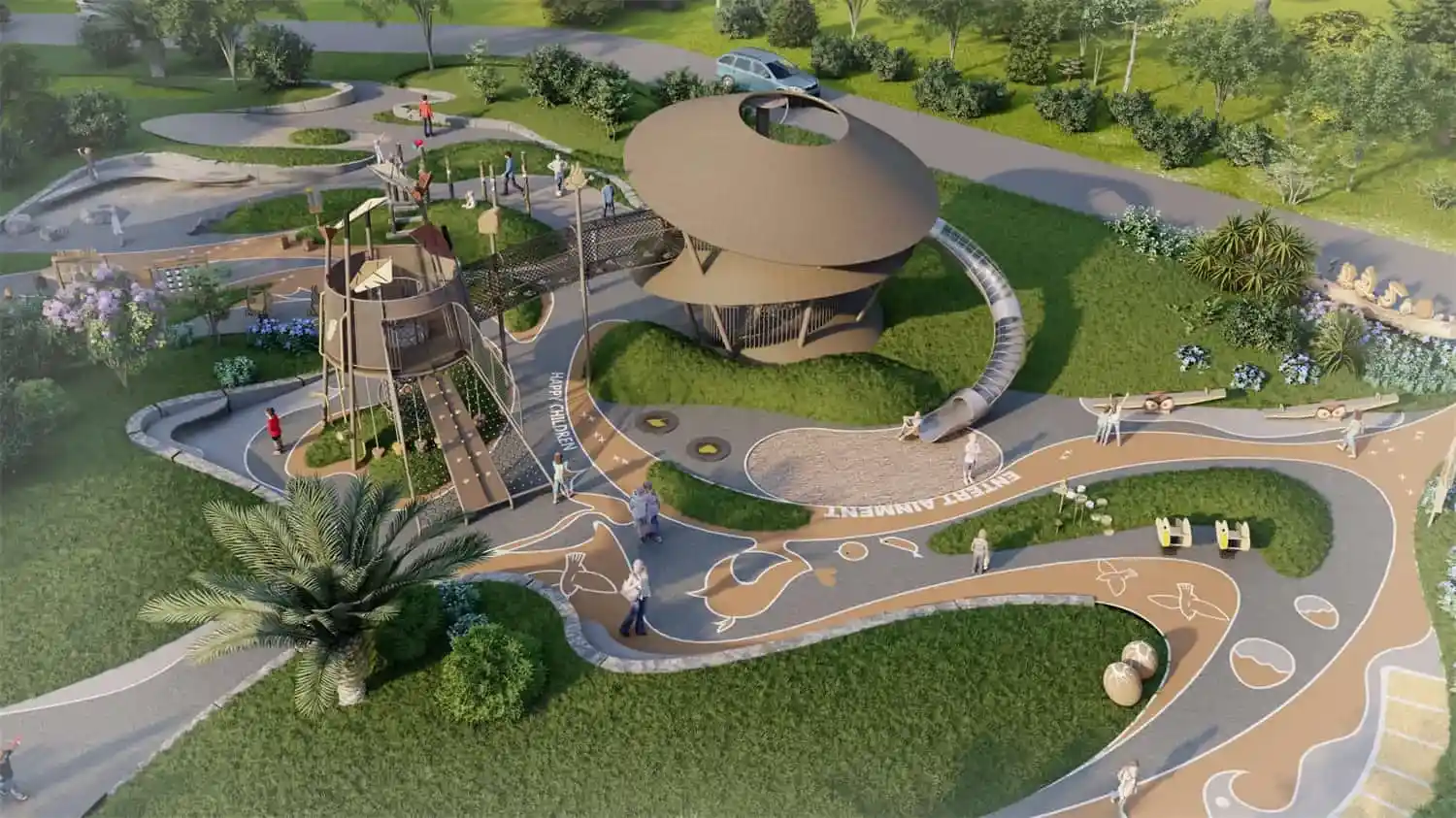 Customized Theme Park HD-DZT116-Birds Collection