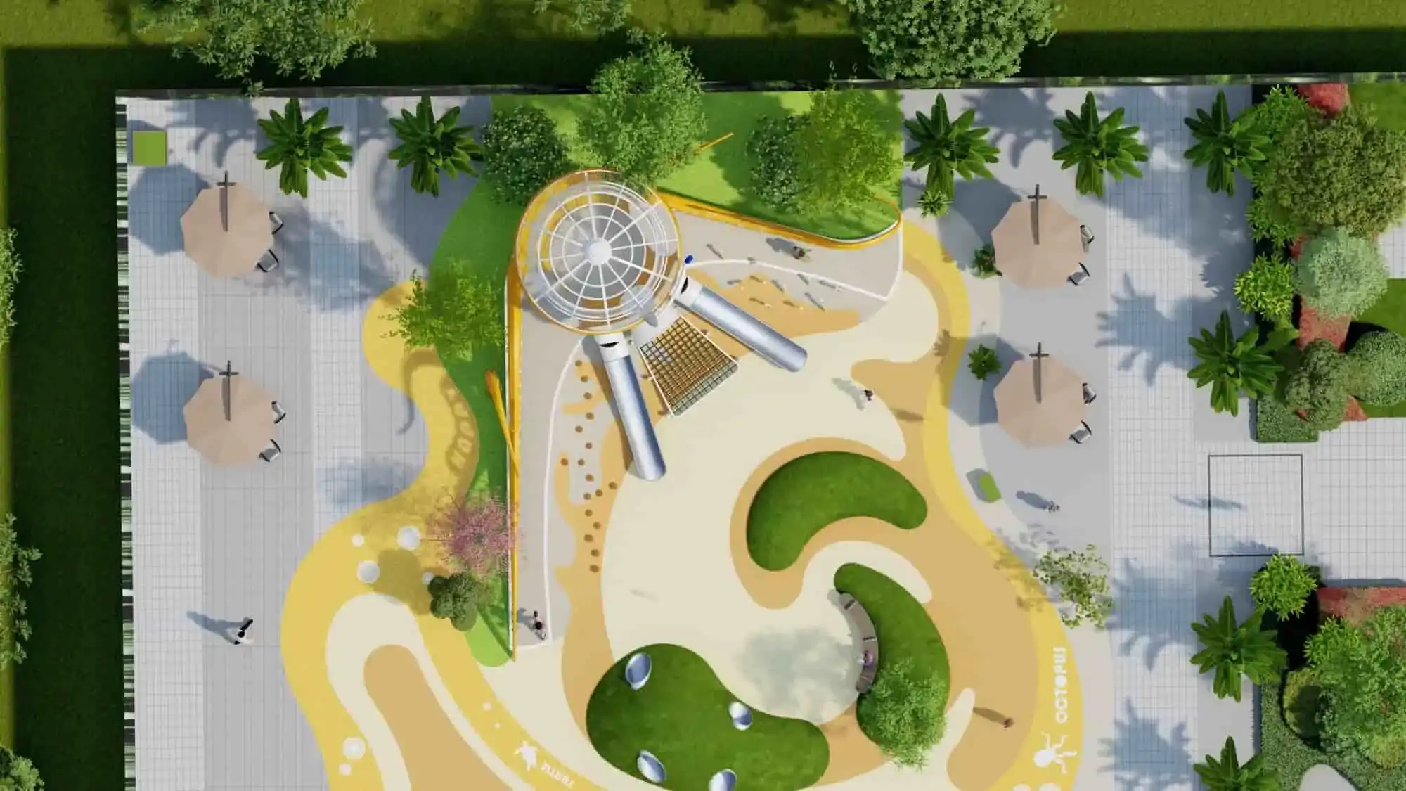 Octopus Guardian Theme Park HD-DZT095