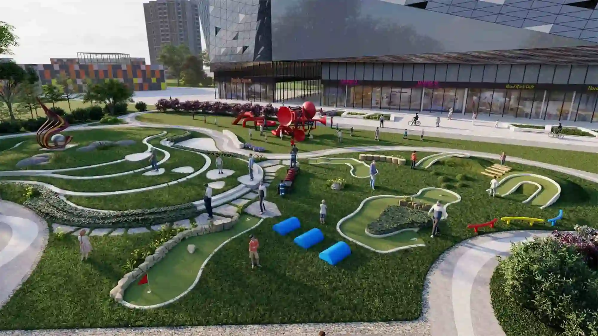 HuaDongPlay Mini Golf Course HD-GEF002