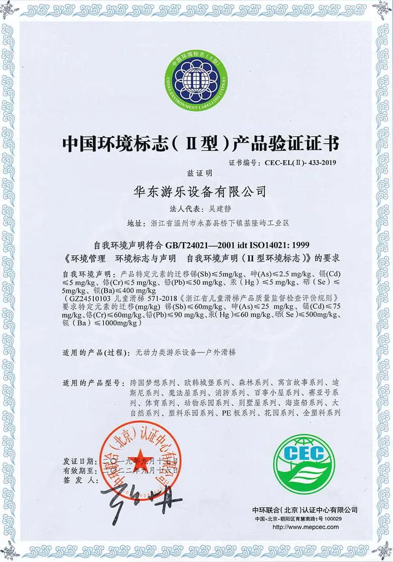 Qualification Certificate 2