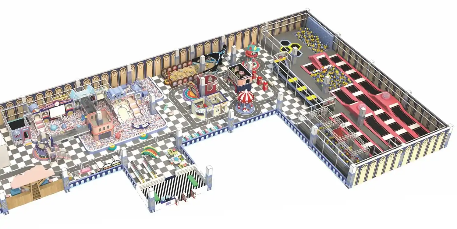Tech World Series Indoor Naughty Castle Playground HD-TTB078