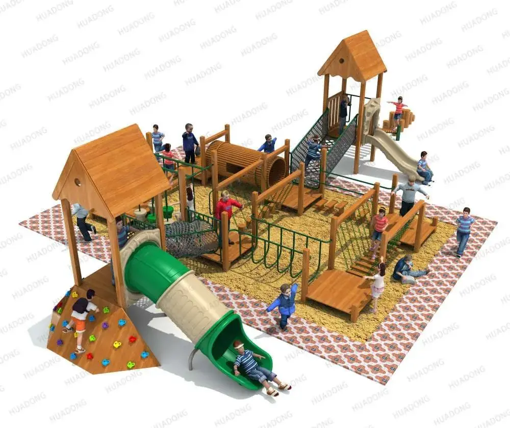 Wooden Extension HD-MTZ004 - Children's Slide Slide Combination