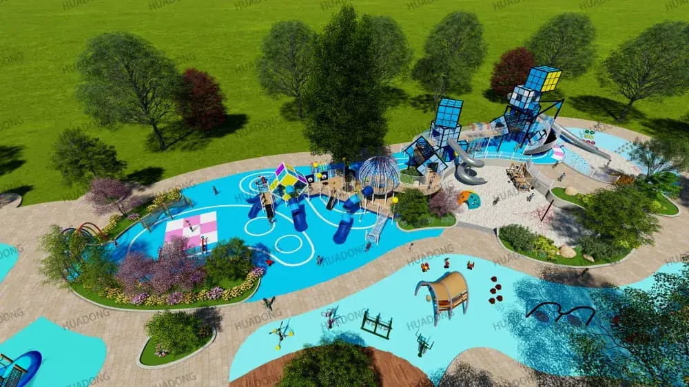 HuaDongPlay Community Children's Playground Equipment