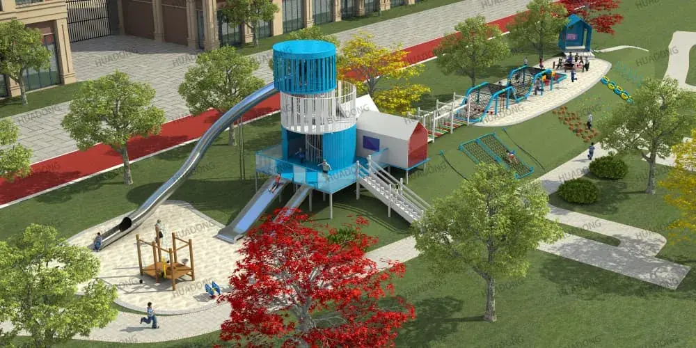 HuaDongPlay Community Children's Playground Equipment