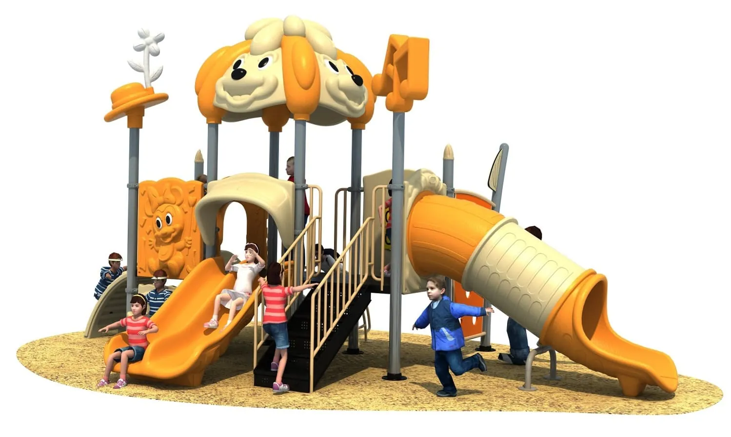 Happy Mouse HD-HDL012 - Children's Slide Slide Combination