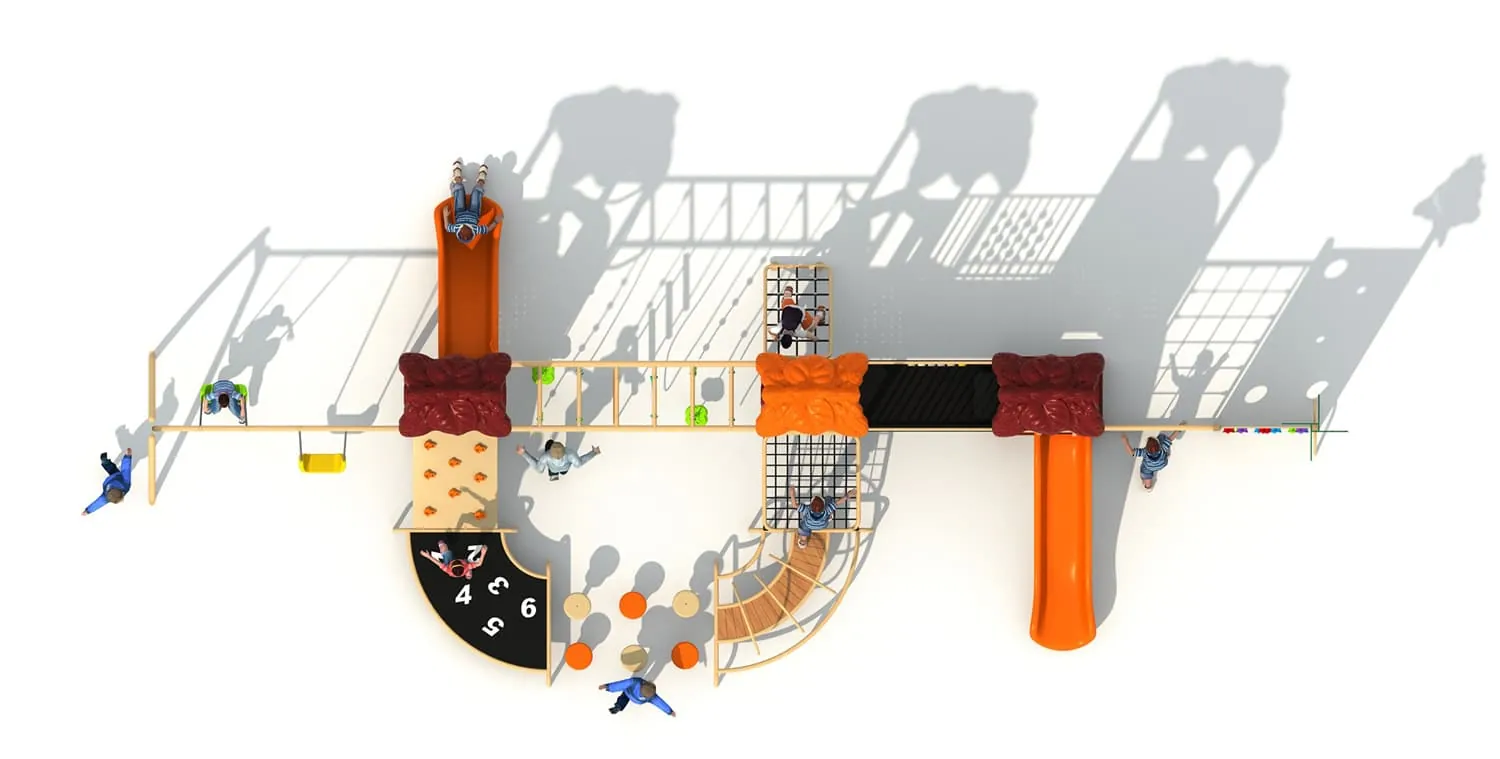 Garden Series HD-LHY046 - Children‘s Slide Slide Combination