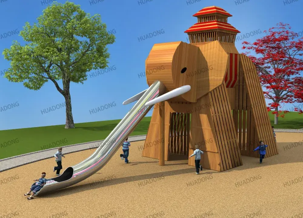 Wooden Custom Non-Standard Theme Park DZT019