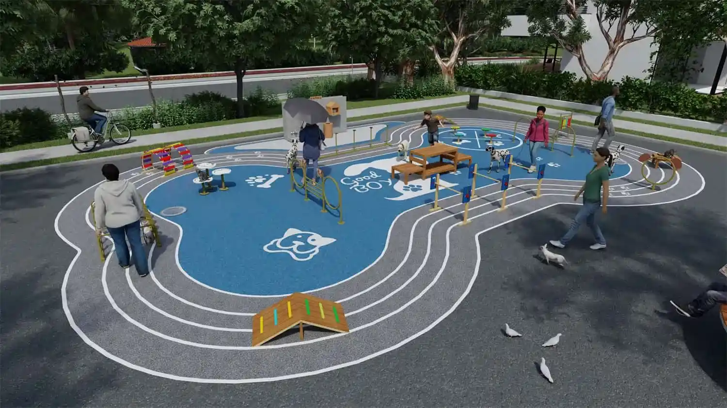 HuaDongPlay Amusement Pet Playground Series HD-HCW001