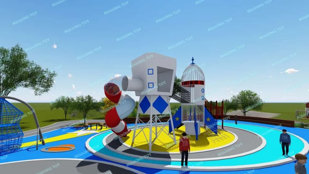 Theme Landscape Park HD-QJG037 - Children's Slide Slide Combination