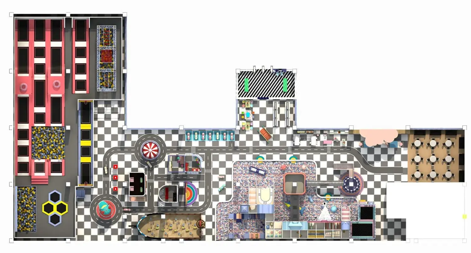 Tech World Series Indoor Naughty Castle Playground HD-TTB078