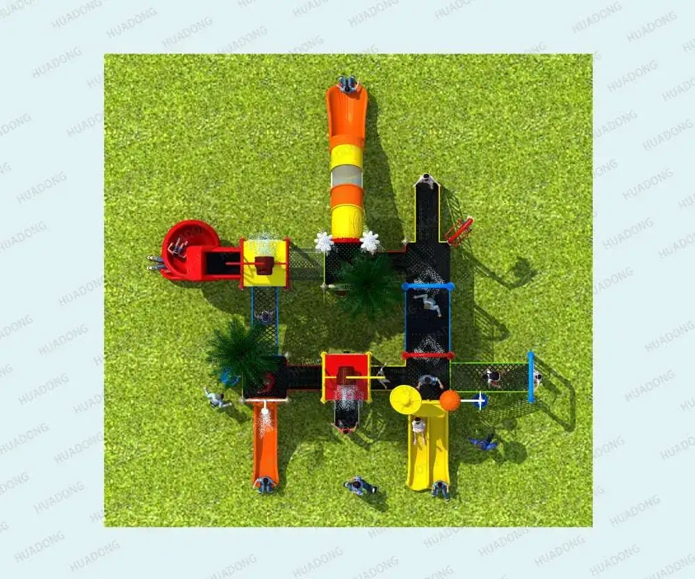 Water Park HD-LSH015-Children's Slide Slide Combination