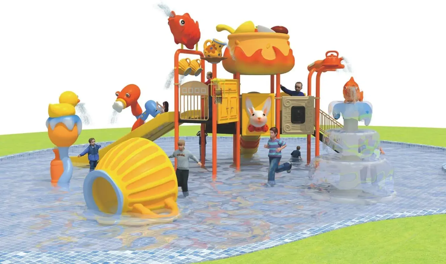 Water Park HD-LSH025 - Children's Slide Slide Combination