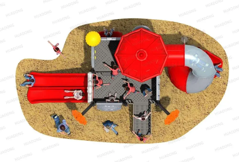 European-Korean Castle HD-HOH009 - Children's Slide Slide Combination