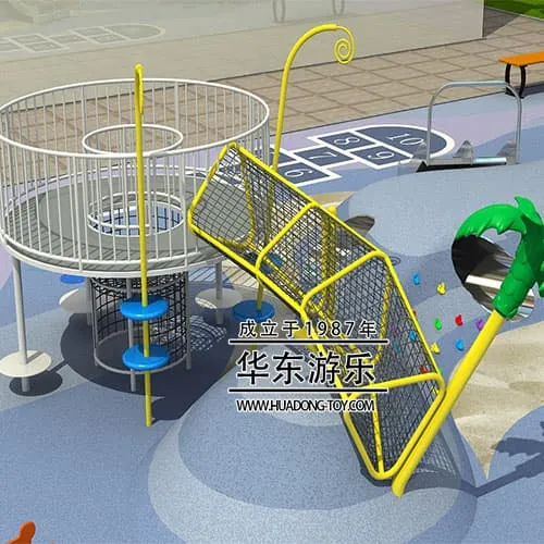 Zengkai Real Estate UFO Theme Children's Amusement Facility Project Successfully completed the combination of children's slides and slides