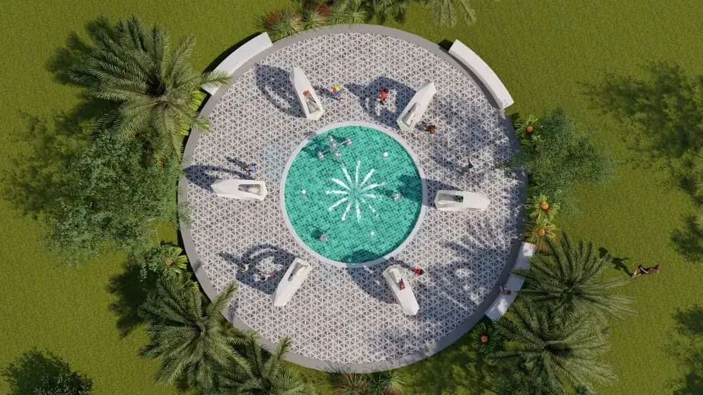 Water Park HD-DZT012 - Pedal Water Wheel