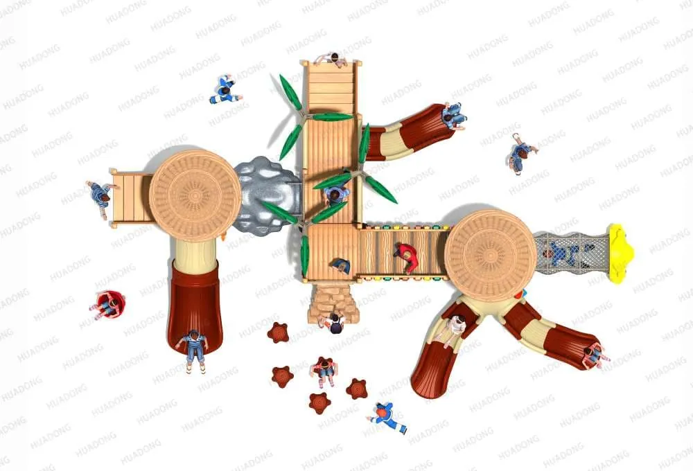 Bamboo Garden Landscape Park HD-MZY008 - Children's Slide Slide Combination
